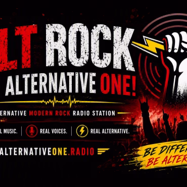 The Alternative One modern rock and alternative music radio station, part of NextWave Broadcasting Network