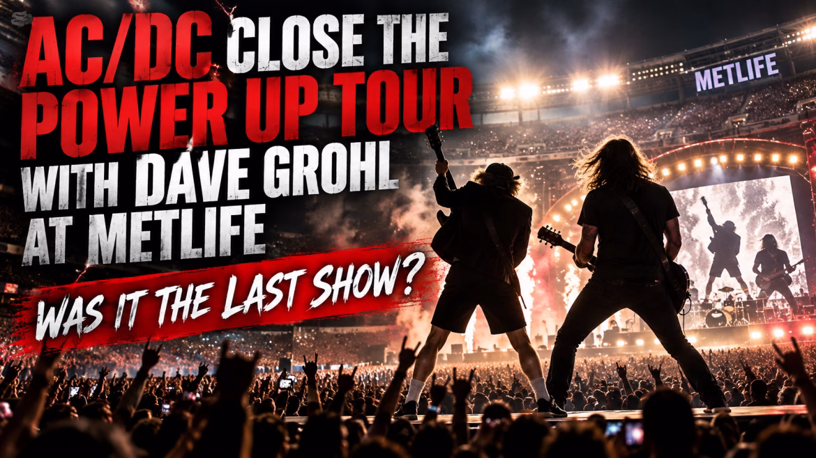 AC/DC Close the Power Up Tour With Dave Grohl at MetLife: Was It the Last Show?